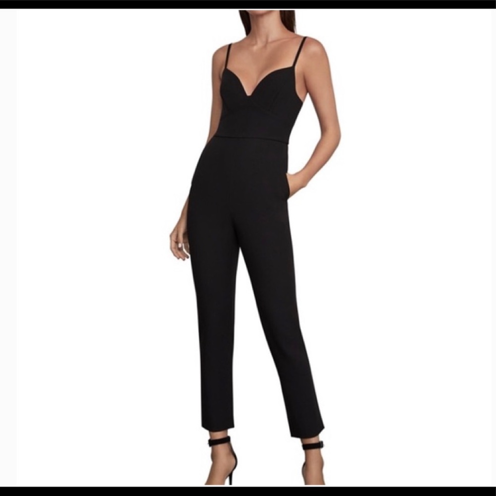 BCBGMAXAZRIA WOMEN CUT-OUT JUMPSUIT